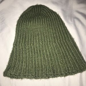 Warm green beanie